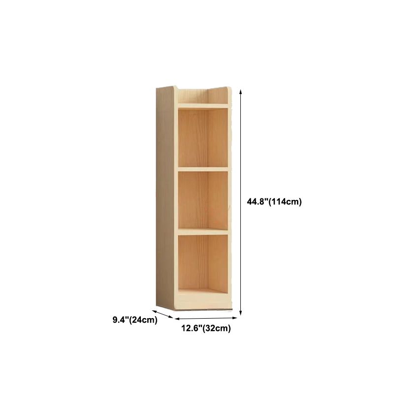 Contemporary Wooden Vertical Book Shelf Closed Back Brown Shelf Bookcase for Study Room Clearhalo 'Bookcases' 'furn' 'furn_bookcases' 'Furniture' 'Office Furniture' 1200x1200_cf772582-fad4-4ec1-a2af-54a78f21ede3
