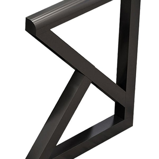 29,5 "H Desk da gioco contemporaneo di gestione del vetro di gestione del computer scrivania per computer