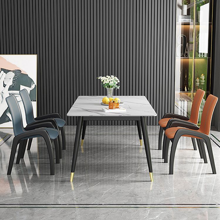 Modern Wood Dining Armless Chair Upholstered Side Chairs for Restaurant (Set of 2) Clearhalo ' kitchen&dining_furn' 'Dining Chairs' 'Dining Tables & Seating' 'dining_chair' 'furn' 'furn_dining_chair' 'Furniture' 'furniture_dining_chair' 'Kitchen & Dining Furniture' 'kitchen' 1200x1200_cf789345-9ada-4c23-87b9-c85091b249f4