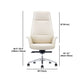 Contemporary Adjustable Seat Height Chair Conference Swivel Chair Clearhalo 'furn' 'furn_office_chair' 'Furniture' 'Office Chairs' 'Office Furniture' 'office_chair' 1200x1200_cf78e024-8aa4-4412-b2be-641750811432