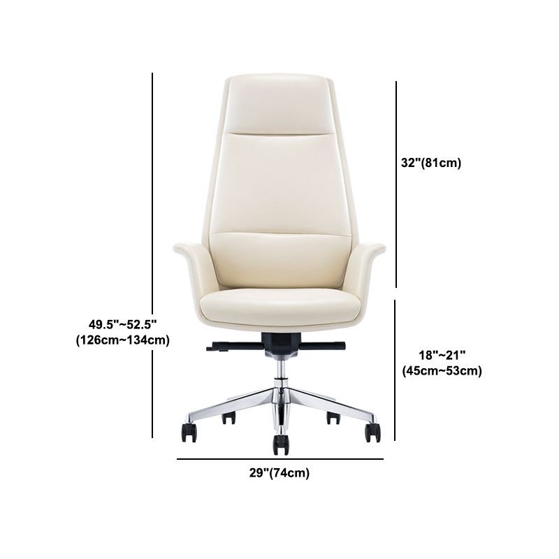 Contemporary Adjustable Seat Height Chair Conference Swivel Chair Clearhalo 'furn' 'furn_office_chair' 'Furniture' 'Office Chairs' 'Office Furniture' 'office_chair' 1200x1200_cf78e024-8aa4-4412-b2be-641750811432