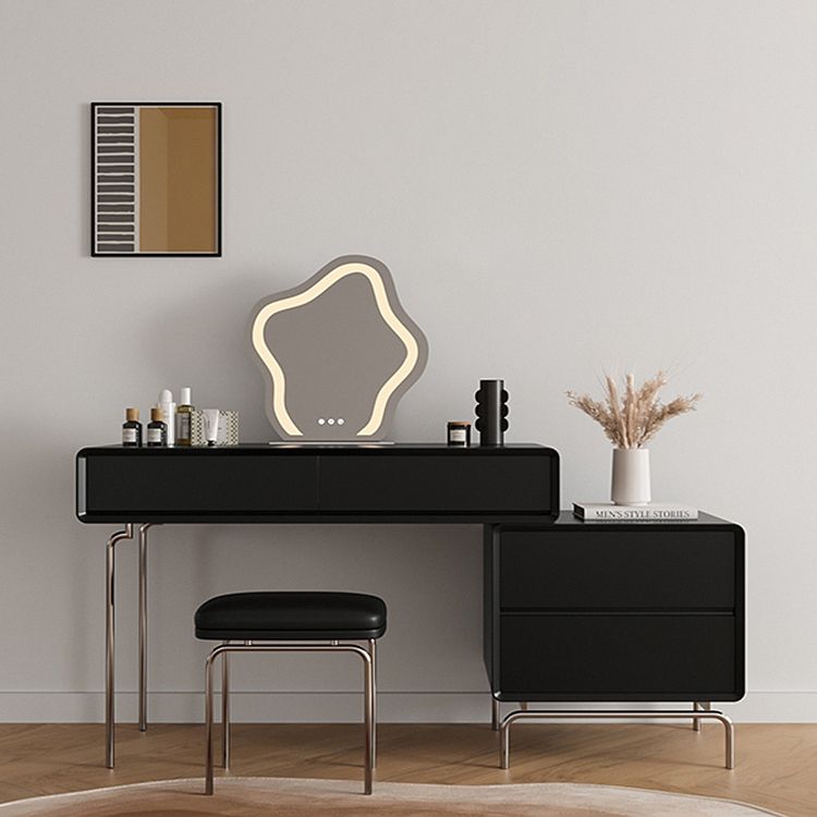 モダンなスタンディングメイクバニティデスクベッドルームバニティドレッシングテーブルセット