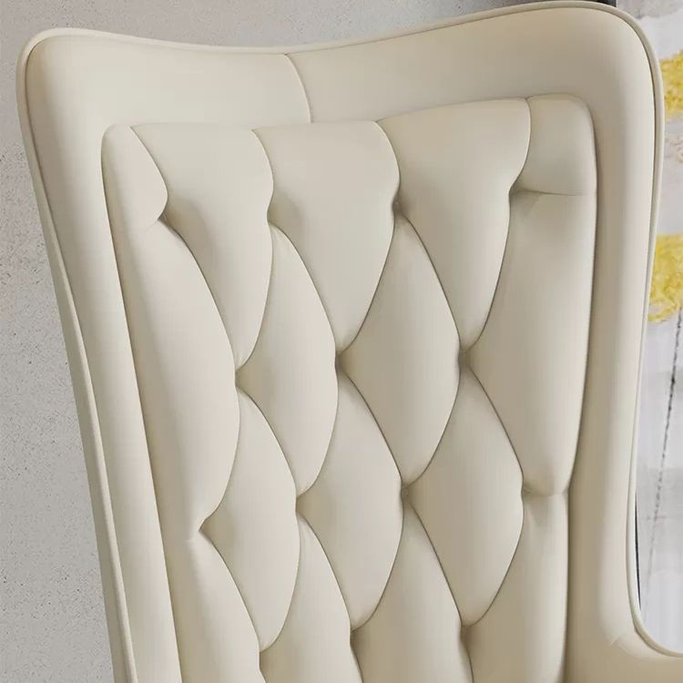 Nordic Style Metal Dining Room Armchairs Wingback Side Chair for Home Use Clearhalo ' kitchen&dining_furn' 'Dining Chairs' 'Dining Tables & Seating' 'dining_chair' 'furn' 'furn_dining_chair' 'Furniture' 'furniture_dining_chair' 'Kitchen & Dining Furniture' 'kitchen' 1200x1200_cf7ac37b-b0e0-44e5-a671-42c10142f077