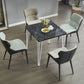 Square Sintered Stone Three-Color Dining Table Industrial 4 Legs Table for Dining Room Clearhalo ' dining_table' 'Dining Tables & Seating' 'Dining Tables' 'furn' 'furn_dining_table' 'Furniture' 'furniture_dining_table' 'Kitchen & Dining Furniture' 'kitchen&dining_furn' 'kitchen' 'kitchen_dining_table' 1200x1200_cf7b79de-b856-4196-950b-ba323bdb9e6e
