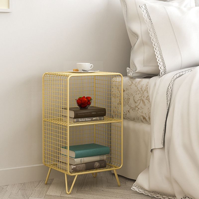 Contemporary Iron Standard Bookshelf Vertical Closed Back Bookcase for Home Clearhalo 'Bookcases' 'furn' 'furn_bookcases' 'Furniture' 'furniture_bookcases' 'Office Furniture' 1200x1200_cf7ec143-3893-4112-b859-29f7ece384cd