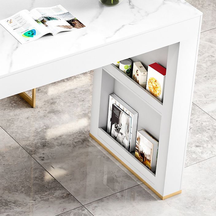Modern Style Bar Counter Table Rectangle Stone Table for Kitchen Clearhalo 'Bar Furniture' 'Bar Tables' 'bar_tables' 'furn' 'furn_bar_tables' 'Furniture' 'Kitchen & Dining Furniture' 1200x1200_cf7ef6ac-48ea-42a2-9f3b-27ae0eb42eed