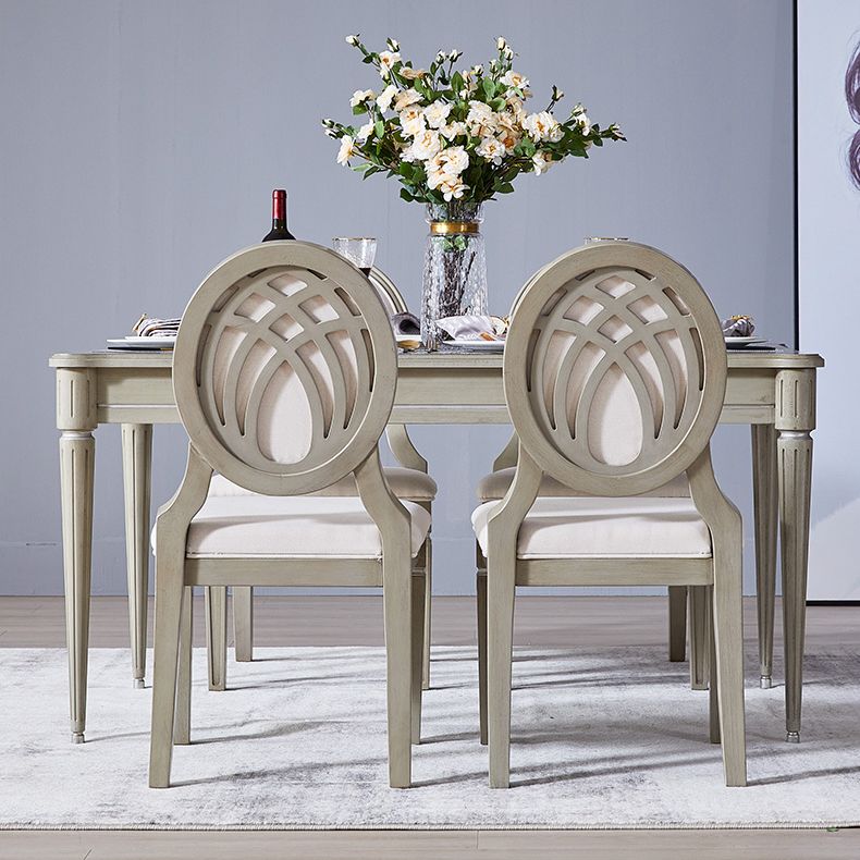 Traditional Luxury Dining Table Rectangle Solid Wood Dining Table with 4 Legs Clearhalo ' dining_table' 'Dining Tables & Seating' 'Dining Tables' 'furn' 'furn_dining_table' 'Furniture' 'furniture_dining_table' 'Kitchen & Dining Furniture' 'kitchen&dining_furn' 'kitchen' 'kitchen_dining_table' 1200x1200_cf804614-26df-4153-beb5-ff578134c95e