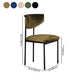 Contemporary Style Metal Chair Set Open Back Side Dining Room Kitchen Chairs Clearhalo ' kitchen&dining_furn' 'Dining Chairs' 'Dining Tables & Seating' 'dining_chair' 'furn' 'furn_dining_chair' 'Furniture' 'furniture_dining_chair' 'Kitchen & Dining Furniture' 'kitchen' 1200x1200_cf812cee-e60b-4a8d-81d3-b85887187177