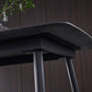 Metal Industrial Rectangle Dining Table Black Sintered Stone Table with 4 Legs Clearhalo ' dining_table' 'Dining Tables & Seating' 'Dining Tables' 'furn' 'furn_dining_table' 'Furniture' 'furniture_dining_table' 'Kitchen & Dining Furniture' 'kitchen&dining_furn' 'kitchen' 'kitchen_dining_table' 1200x1200_cf819126-dadf-4356-bf58-b6c85eb7ce49