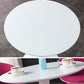 Simple MDF Round Shape Dining Tale Standard Kitchen Dining Table with Tulip Base Clearhalo ' dining_table' 'Dining Tables & Seating' 'Dining Tables' 'furn' 'furn_dining_table' 'Furniture' 'furniture_dining_table' 'Kitchen & Dining Furniture' 'kitchen&dining_furn' 'kitchen' 'kitchen_dining_table' 1200x1200_cf8309ce-410d-4557-954a-a16fd18c31e4