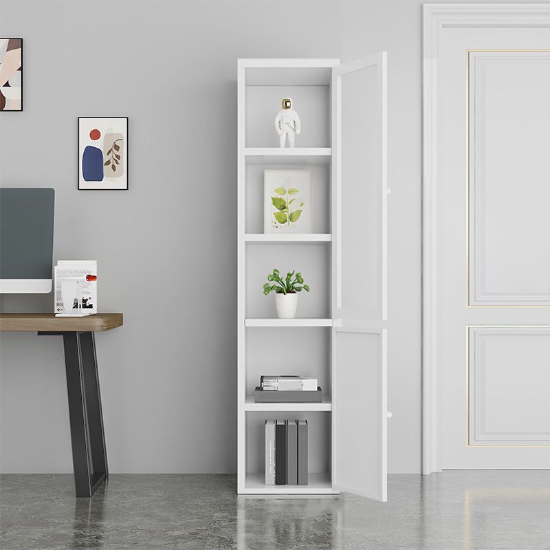 70.87"H Bookshelf Scandinavian Bookcase for Home Office with Door Clearhalo 'Bookcases' 'furn' 'furn_bookcases' 'Furniture' 'Office Furniture' 1200x1200_cf85d6eb-a6a7-46a3-ae38-7f82a6e352f3