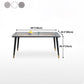 Sintered Stone Home Dining Table Modern Rectangle Table with 4 Legs