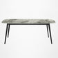 Modern Style Sintered Stone Dining Table Gray Rectangle Table with 4 Legs for Home Clearhalo ' dining_table' 'Dining Tables & Seating' 'Dining Tables' 'furn' 'furn_dining_table' 'Furniture' 'furniture_dining_table' 'Kitchen & Dining Furniture' 'kitchen&dining_furn' 'kitchen' 'kitchen_dining_table' 1200x1200_cf888e5e-7dd2-4489-87d8-a545542514db