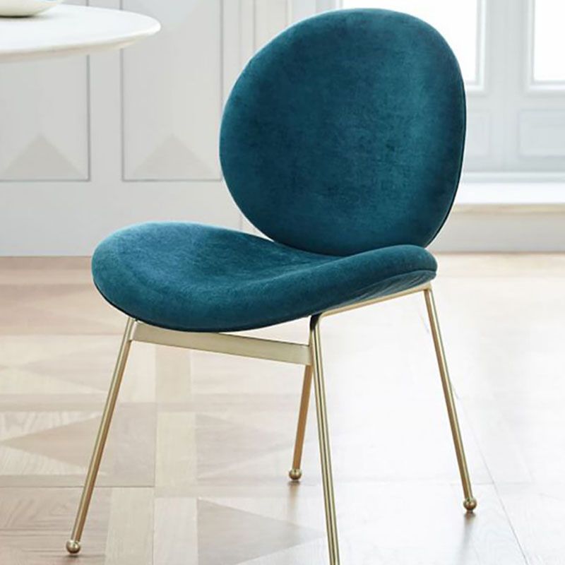 Glam Velvet Dining Room Chairs Metal Dining Armless Chair for Restaurant Use Clearhalo 'Dining Chairs' 'Dining Tables & Seating' 'dining_chair' 'furn' 'furn_dining_chair' 'Furniture' 'Kitchen & Dining Furniture' 1200x1200_cf8bdc39-16a6-4874-b922-319af46e36d6