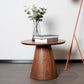 Contemporary Living Room Round Pedestal Solid Wood End Table Clearhalo 'Coffee & Accent Tables' 'End & Side Tables' 'end_side_tables' 'furn' 'furn_end_side_tables' 'Furniture' 'Living Room Furniture' 1200x1200_cf8d3a03-42f9-4a42-a761-dabeffdd0193