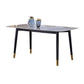 Rectangle Grey Tone Dining Table Sintered Stone Table Luxury with 4 Legs Clearhalo ' dining_table' 'Dining Tables & Seating' 'Dining Tables' 'furn' 'furn_dining_table' 'Furniture' 'furniture_dining_table' 'Kitchen & Dining Furniture' 'kitchen&dining_furn' 'kitchen' 'kitchen_dining_table' 1200x1200_cf8e3001-18e4-4f94-8ed9-2a2049dd6895