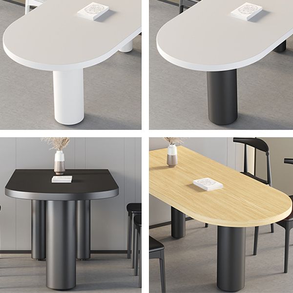 Free Form Solid Wood Indoor Table Restaurant Modern Wood Table with 3 Legs Clearhalo ' dining_table' 'Dining Tables & Seating' 'Dining Tables' 'furn' 'furn_dining_table' 'Furniture' 'furniture_dining_table' 'Kitchen & Dining Furniture' 'kitchen&dining_furn' 'kitchen' 'kitchen_dining_table' 1200x1200_cf8f786b-9ead-49c2-8c4a-ea79e64c6880