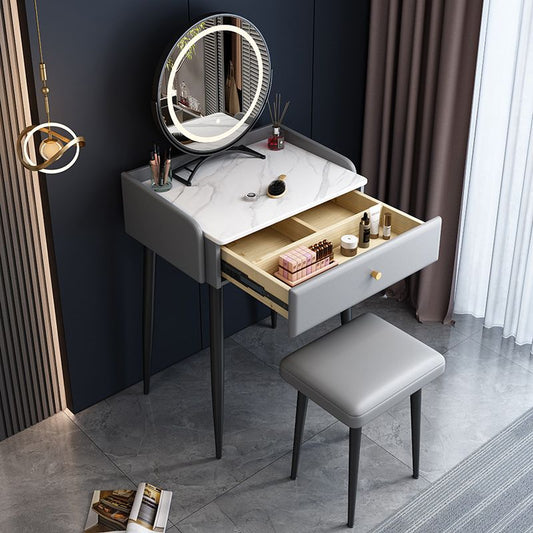 Moderno 1 tavolo da toeletta da toeletta per cassetti 23.62 "Vanity set largo