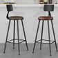 Industrial Matte Finish Coffee Shop Stool Footrest Low Back Stool Clearhalo 'Bar Furniture' 'Bar Stools' 'bar_stools' 'furn' 'furn_bar_stools' 'Furniture' 'furniture_bar_stools' 'Kitchen & Dining Furniture' 1200x1200_cf929158-6b81-47f5-9ce0-4489abb4f266