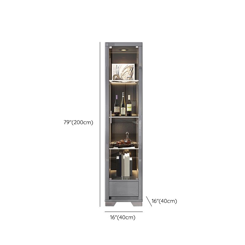 Mobile moderno curioso in legno porte in vetro mobile per soggiorno per soggiorno