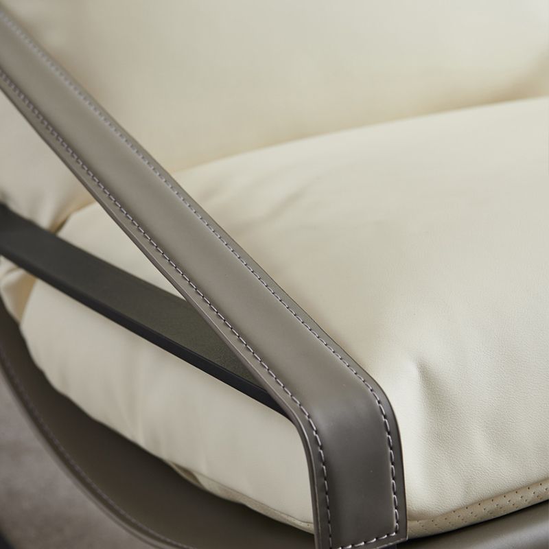 Sedia a faux reclinabile standard contemporanea e sedia reclinabile per la camera da letto