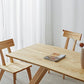 Moderner essenette Set 1/2/4/5 PCs Rechteck fester Holzfischtisch mit Stuhl