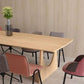 Rectangle Double Pedestal Modern Dining Table Solid Wood Fixed Table Clearhalo ' dining_table' 'Dining Tables & Seating' 'Dining Tables' 'furn' 'furn_dining_table' 'Furniture' 'furniture_dining_table' 'Kitchen & Dining Furniture' 'kitchen&dining_furn' 'kitchen' 'kitchen_dining_table' 1200x1200_cf9a995d-2d88-41d6-bab6-e6ed9d6adbd6