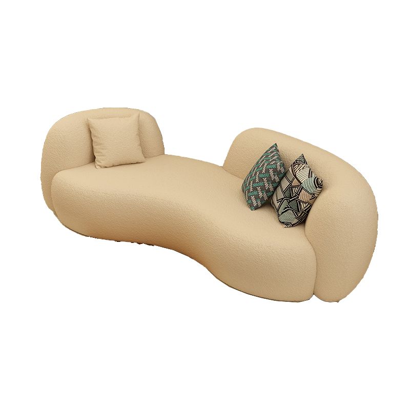 Sofá de sofá con brazo empotrado de lana 29.53 "Alto para sala de estar