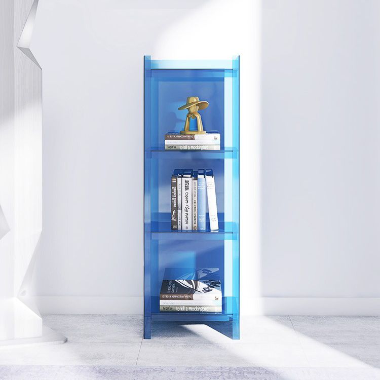 Acrylic Bookcase Scandinavian Style Closed Back Bookshelf for Office and Study Room Clearhalo 'Bookcases' 'furn' 'furn_bookcases' 'Furniture' 'furniture_bookcases' 'kitchen' 'kitchen_bookcases' 'Living Room Furniture' 'Office Furniture' 1200x1200_cf9b52d8-b537-4e7c-b06a-72aacf83b8c0