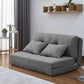 現代のリネンアームレスソファベッド標準ソファ折りたたみ式ソファリビングルーム