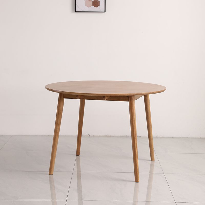 モダンなオークのダイニングセット1/5 pcs茶色のディネットセット木製の椅子