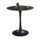 Simplicity Round Dining Table Sintered Stone Table with Black Tulip Base Clearhalo ' dining_table' 'Dining Tables & Seating' 'Dining Tables' 'furn' 'furn_dining_table' 'Furniture' 'furniture_dining_table' 'Kitchen & Dining Furniture' 'kitchen&dining_furn' 'kitchen' 'kitchen_dining_table' 1200x1200_cfa0e6b6-3034-4468-b98d-0a4551485f16