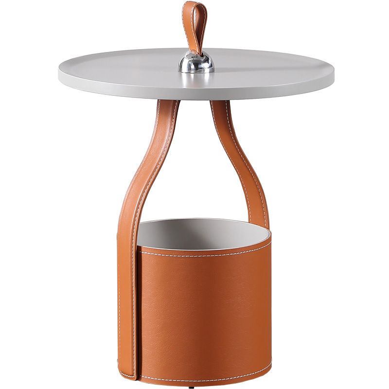 Piedistale in legno modernistico con tavolino del soggiorno rotondo