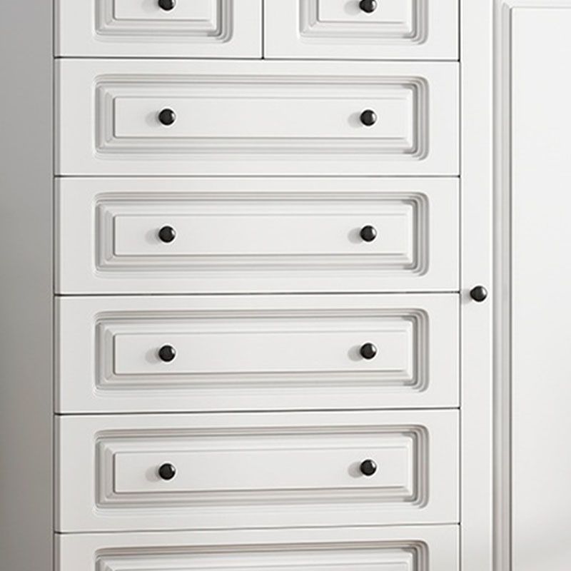Commode de rangement contemporaine en bois manufacturé de 14,82 pouces de largeur