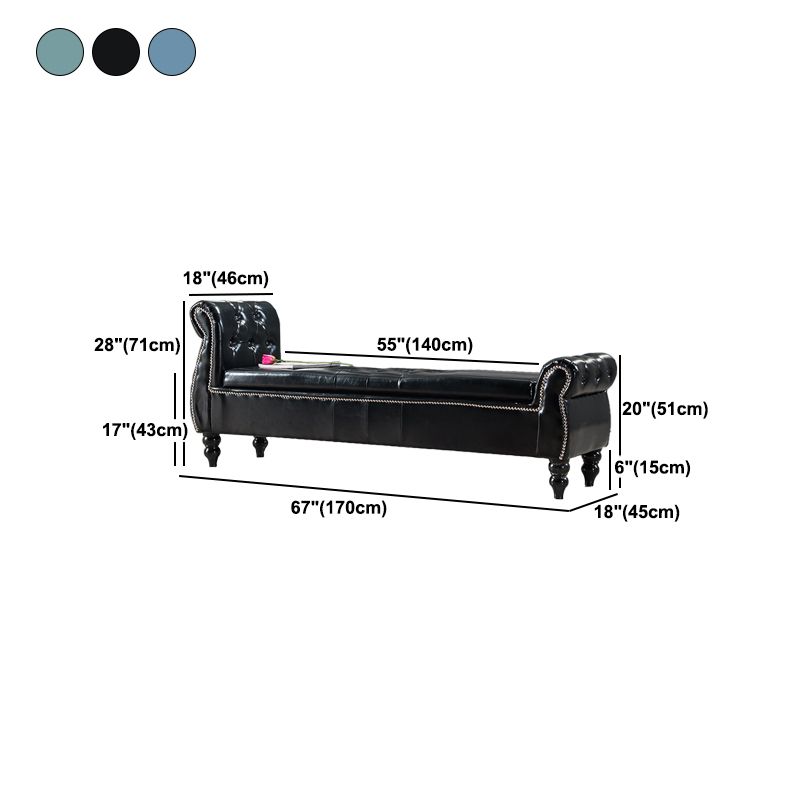 Upholstered Rectangle Entryway Bench Cushioned Seating Bench with Legs Clearhalo 'Benches' 'Chairs & Seating' 'furn' 'furn_benches' 'Furniture' 'Living Room Furniture' 1200x1200_cfa2f9b1-86c0-4461-8457-a5900ca3bfb6
