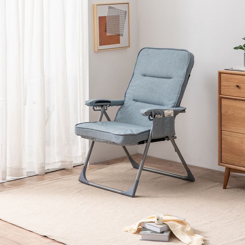 Contemporary Metal Indoor Ergonimic Recliner Position Lock Standard Linen Blend Clearhalo 'Chairs & Seating' 'furn' 'furn_recliners' 'Furniture' 'Living Room Furniture' 'Recliners' 1200x1200_cfa40746-ab5d-4c15-a961-e52d11101217