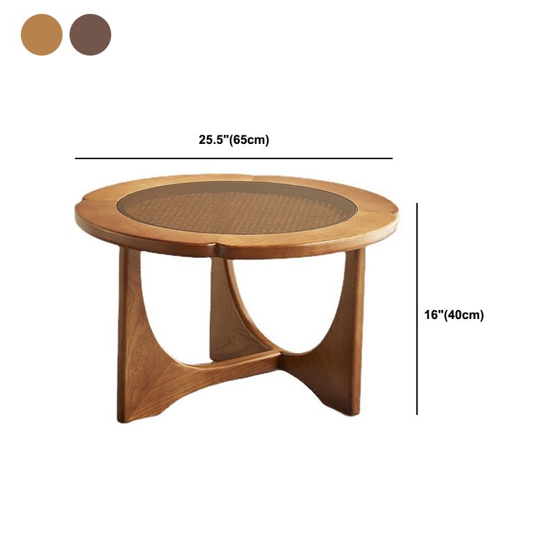 Tavolino da cocktail al caffè con le gambe incrociate con tavolino contemporaneo