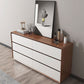 Contemporary Style Crednenza Wood Dining Buffet mit Schränken und Schubladen
