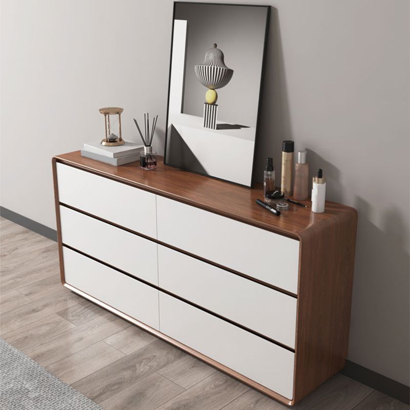 Contemporary Style Crednenza Wood Dining Buffet mit Schränken und Schubladen