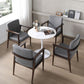 Round Sintered Stone White Dining Table Simplicity Tulip Base Table for Dining Room Clearhalo ' dining_table' 'Dining Tables & Seating' 'Dining Tables' 'furn' 'furn_dining_table' 'Furniture' 'furniture_dining_table' 'Kitchen & Dining Furniture' 'kitchen&dining_furn' 'kitchen' 'kitchen_dining_table' 1200x1200_cfab4218-f794-4081-813e-87a4608ea945