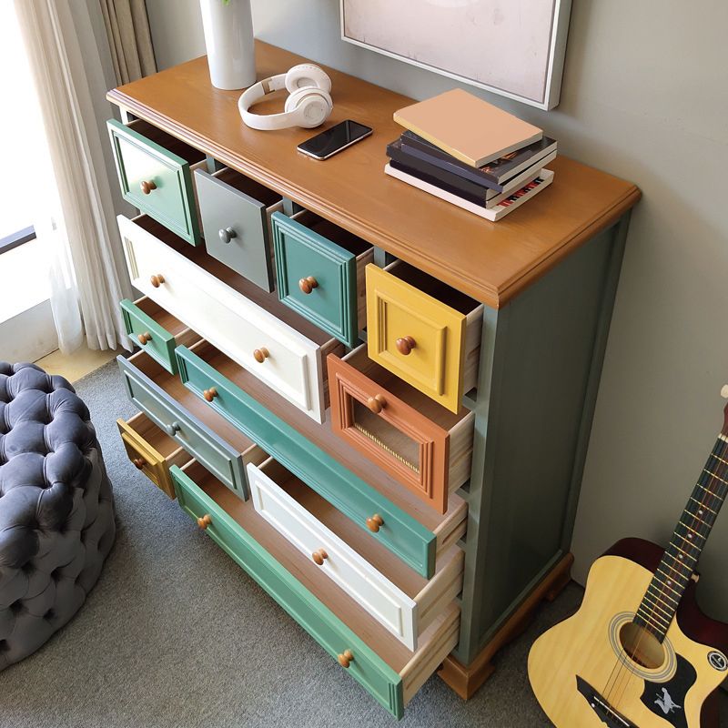 Amerikaanse traditionele opbergkast vast hout opbergkast dressoir