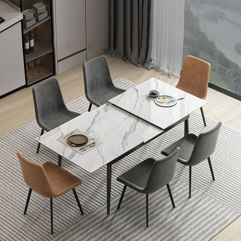 Tavolo da pranzo industriale del sito da pranzo in pietra top estendibile tavolo da pranzo