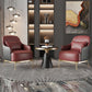 32.67" High Faux Leather Arm Chair Recessed Arms Accent Chair with Basic Four Leg Clearhalo 'Accent Chairs' 'accent_chairs' 'Chairs & Seating' 'furn' 'furn_accent_chairs' 'Furniture' 'Living Room Furniture' 1200x1200_cfb29bfb-45c3-492b-a355-4408b9a38134