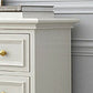 Classic Glam Storage Chest Solid Wood Dresser , 17.55-inch Width