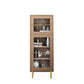 Modern Wood Accent Cabinet 15.74" Wide Storage Cabinet with 2 Doors Clearhalo 'Cabinets & Chests' 'cabinets_chests' 'furn' 'furn_cabinets_chests' 'Furniture' 'Living Room Furniture' 1200x1200_cfb61496-2c3b-4171-86de-0370dd2cd4e1
