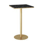 Glam Pedestal Pub Table Artificial Marble Bar Height Cocktail Table Clearhalo 'Bar Furniture' 'Bar Tables' 'bar_tables' 'furn' 'furn_bar_tables' 'Furniture' 'Kitchen & Dining Furniture' 1200x1200_cfb7af2f-b5f4-4baf-8d30-1fced4d4235e