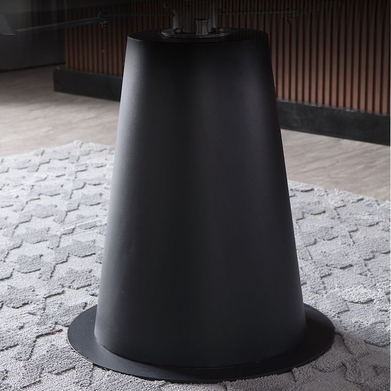 Tavolo da pranzo in pietra sinterizzato rettangolare mobili moderni con base di piedistallo