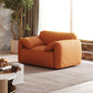 Zeitgenössisches Wohnzimmer Sitzplatz Kissen Top Arm Kissen Orange Sofa