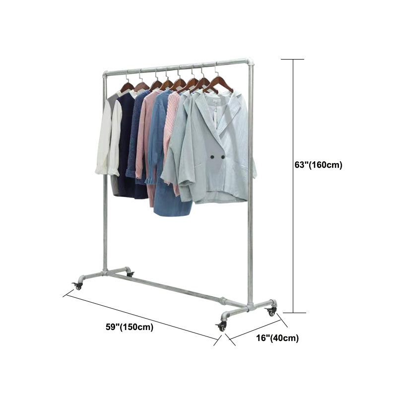 Garderobenständer aus Metall, freistehend, für den Eingangsbereich, Kleiderbügel, Wohnzimmer