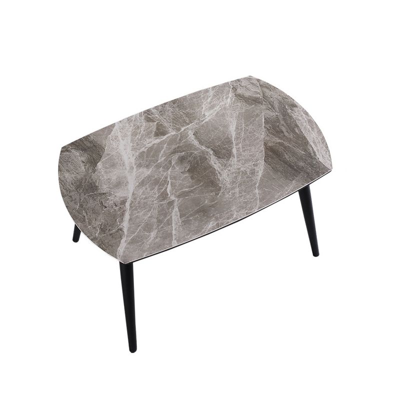 Modern Gray Sintered Stone Dining Table Set 1/4/5/7 Pieces Dining Set for Home Use Clearhalo 'Dining Room Sets' 'Dining Tables & Seating' 'dining_room_set' 'furn' 'furn_dining_room_set' 'Furniture' 'Kitchen & Dining Furniture' 1200x1200_cfbbcb90-c8ad-4585-ae58-26f53dd9ff8d